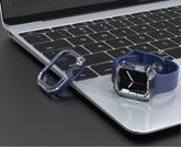 Metal & Silicon Apple Watch Strap 44 45 46 49 MM For iwatch